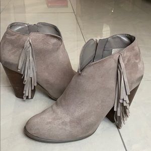 Carlos Santana Suede Booties